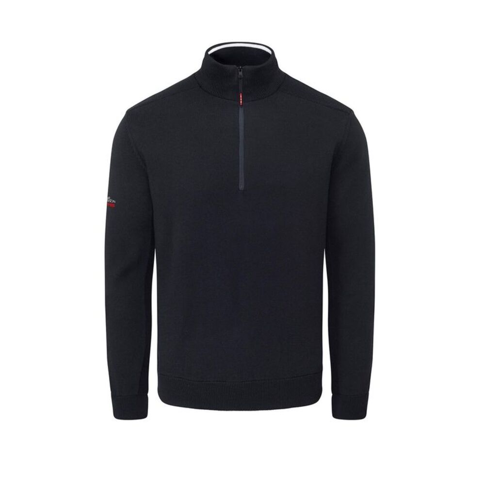 Oscar Jacobson Mens Sweater Top / Black